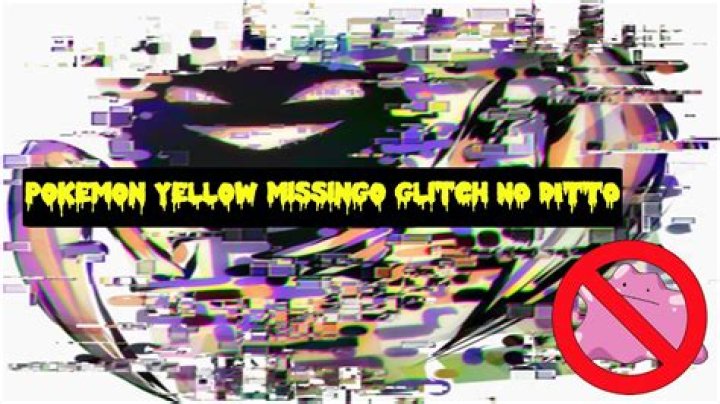 missingno yellow version glitch